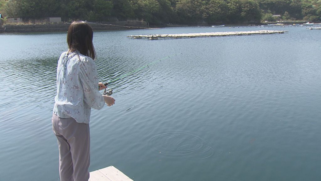 魚釣り体験