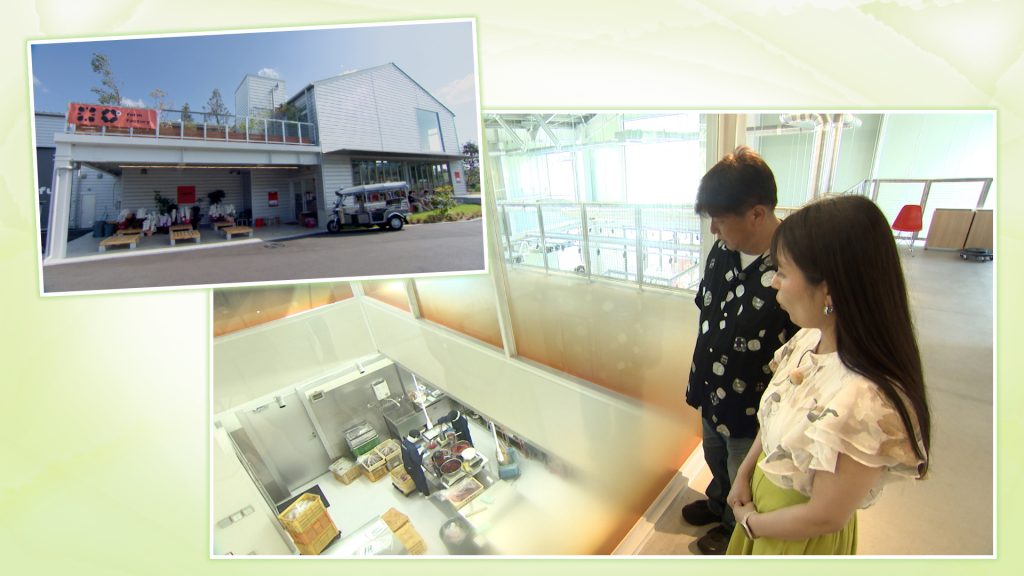 店内では果物が加工されていく様子を見学できる