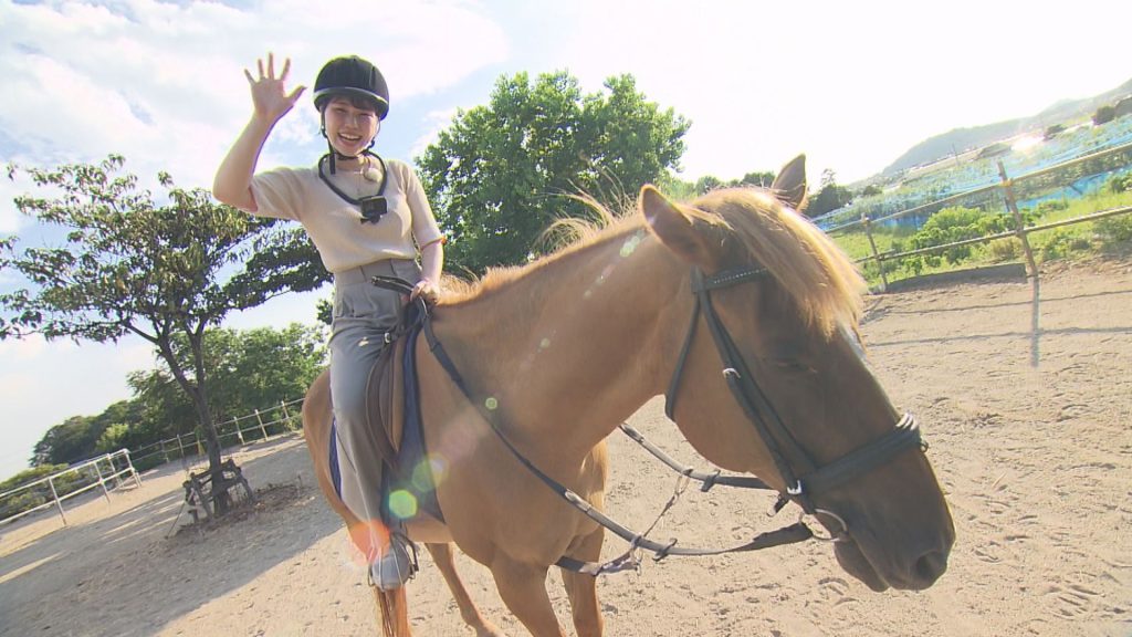乗馬体験が楽しめるホースマンかかみが原