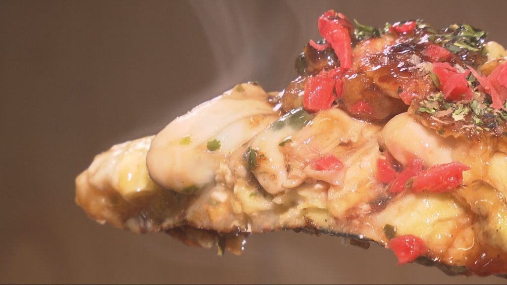 日生名物「カキオコ」